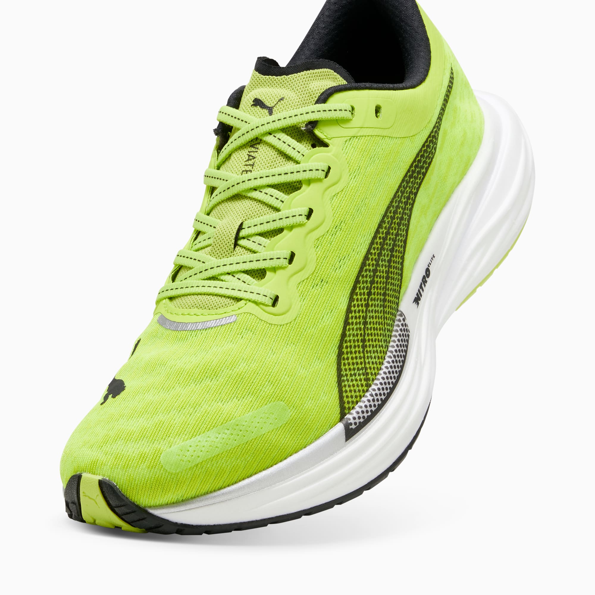 PUMA Deviate NITROâ¢ 2 hardloopschoenen, Groen/Zwart/Wit